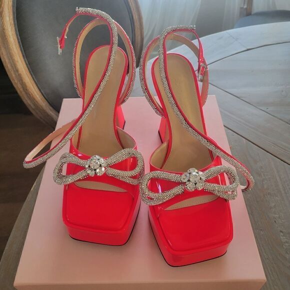 New MACH & MACH Platform sandals shoes 39.5 - Picture 3 of 13